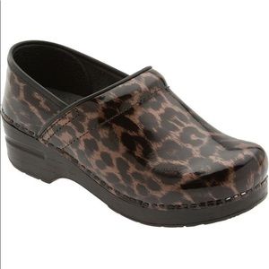 Dansko Leopard Print Shoes
